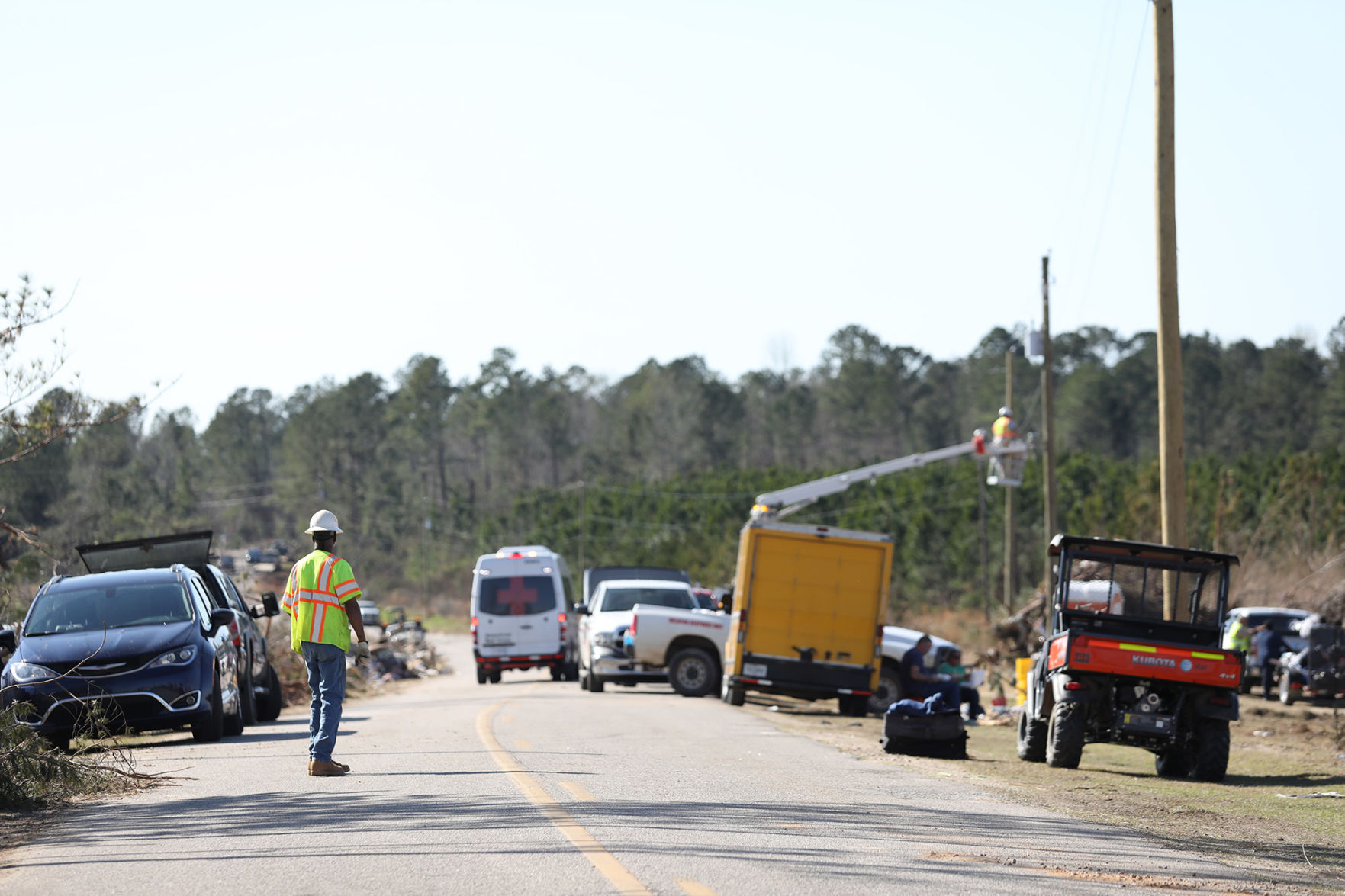 Clean up on Lee County Road 39
